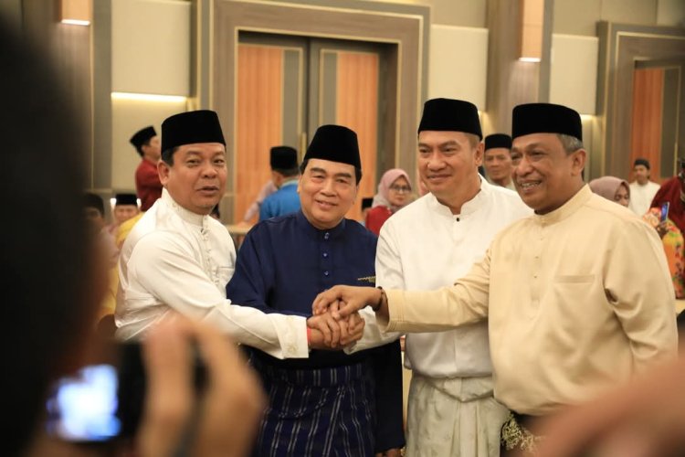 Hadir di Halal Bihalal HKR Pekanbaru, Anton Ajak Bersinergi Bangun Negeri