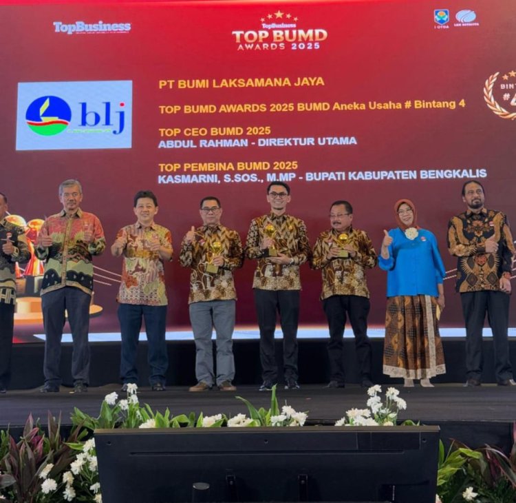 PT Bumi Laksamana Jaya Borong Tiga Penghargaan Bergengsi di TOP BUMD Awards 2025