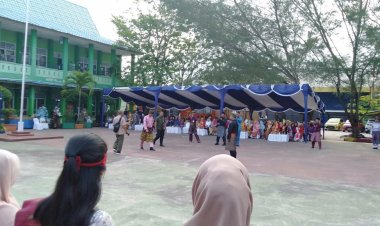 Gagah dan Wibawanya Ketua IKAPORA Dumai Rudi Syahputra Pimpin Upacara Hardiknas