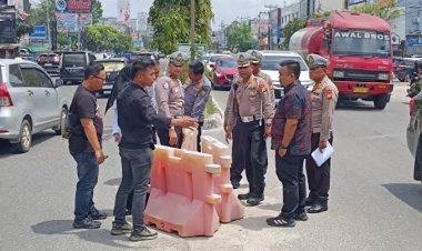 Dua U Turn di Jalan Tuanku Tambusai Pekanbaru Ditutup Permanen Mulai 9 Mei 2025