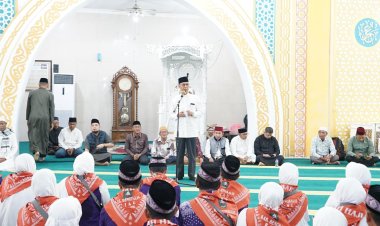 167 JCH Bengkalis Kloter 12 Dilepas Menuju Embarkasi Haji Batam, Pemkab Bengkalis Ingatkan Jaga Kesehatan dan Kekompakan