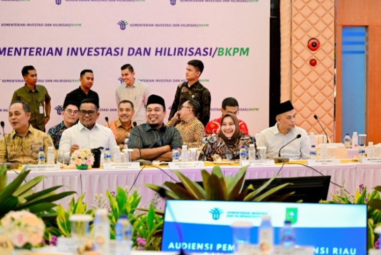 Bupati Kasmarni Ungkap Potensi Bengkalis Saat Temui Menteri Investasi dan Hilirisasi