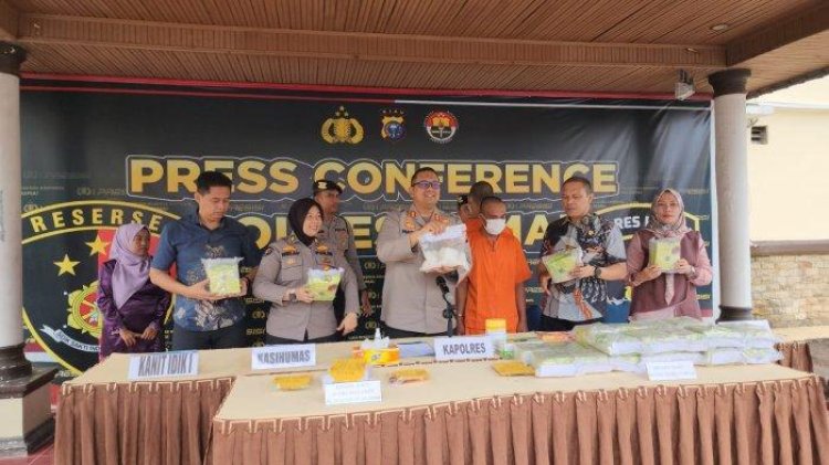Polres Dumai Amankan Sabu 28 Kg di Pelabuhan rakyat Selinsing Rupat