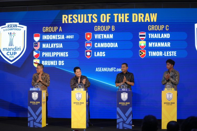 Piala AFF U-23 2025, Timnas U-23 Indonesia Jumpa Malaysia, Filipina, dan Brunei Darussalam di Grup A