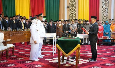 DPRD Siak Rapat Paripurna Pelantikan Bupati dan Wakil Bupati Terpilih