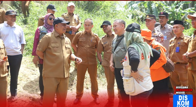 Bupati Rohul Janji Percepat Perbaikan Jembatan Sungai Klubi