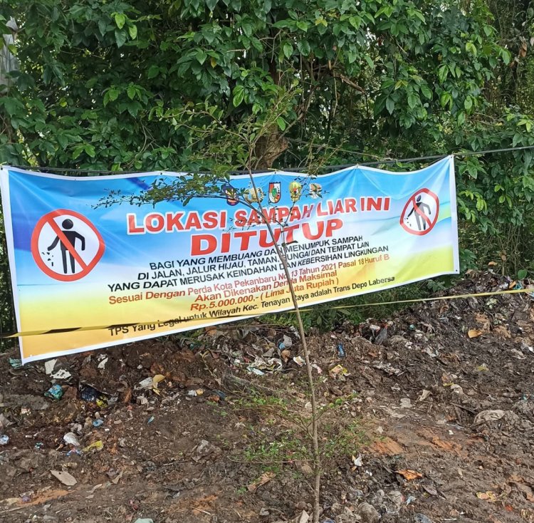 50 Kelurahan di Pekanbaru Sudah Aktifkan LPS, Warga Dilarang Buang Sampah di Pinggir Jalan