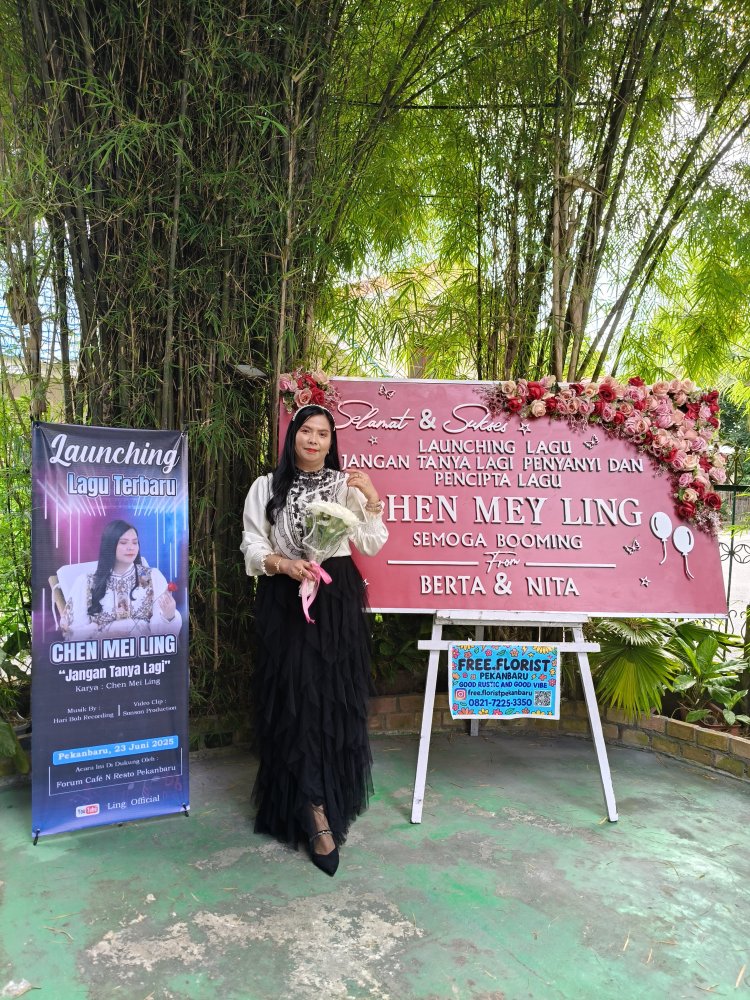 Chen Mey Ling Luncurkan Jangan Tanya Lagi, Lagu Ciptaannya Itu Sudah Tayang di Youtube