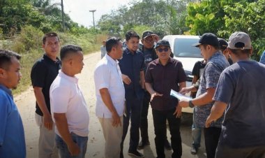 Tinjau Kondisi Badan Jalan Provinsi, Komisi IV DPRD Riau Kunjungan Insidentil ke Kuansing