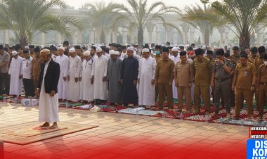 Kabut Asap Selimuti Rohul, Pemkab Rohul Gelar Salat Istisqo'