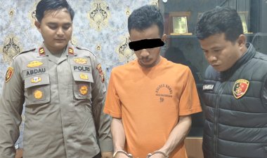 Polsek Bonai DarussaIam Tangkap Bandar Narkoba di Kasang Salak