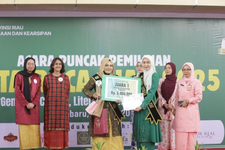 Wahyu Oktafialni Terpilih Jadi Duta Baca Riau 2025