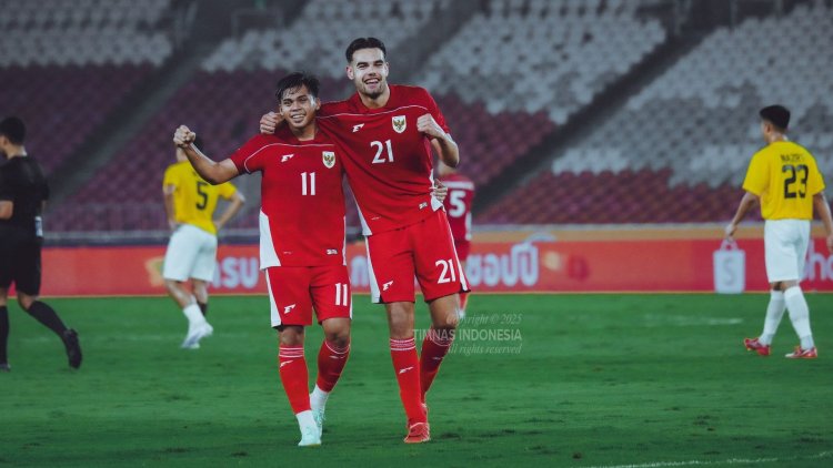 Hasil Timnas U-23 Indonesia vs Brunei Darussalam 8-0, Jens Raven Selebrasi Aura Farming Pacu Jalur di Piala AFF U-23 2025