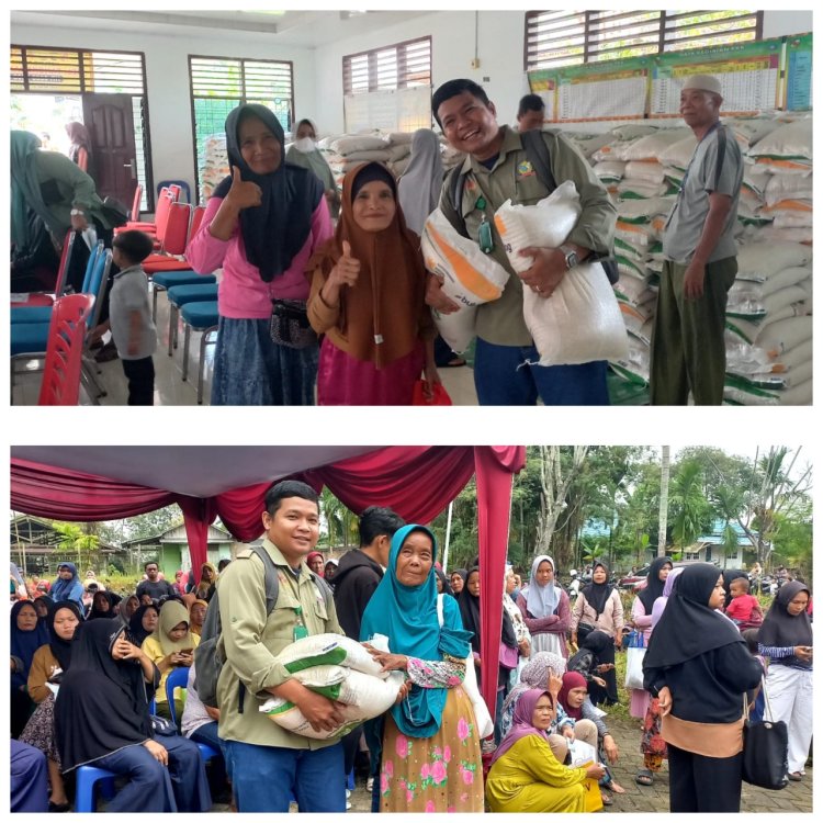 2.244 KK di Tenayan Raya Dapat Bantuan Pangan CPP 2025