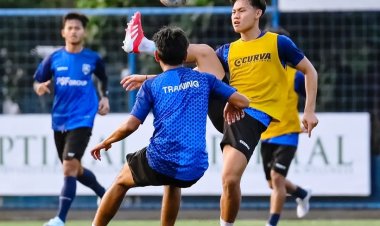 Pemain PSPS Pekanbaru Latihan Rutin Jelang Laga Uji Coba di Solo