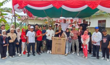 Jalan Sehat RT 02 RW 03 Tangtim Tenayan Raya Banjir Hadiah