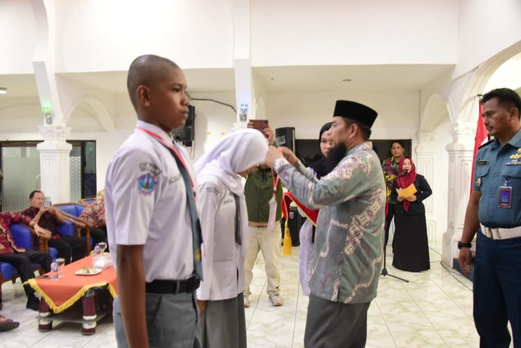 36 Pelajar Terbaik di Bengkalis Siap Kibarkan Merah Putih, Asisten Andris Wasono Buka Pusdiklat Paskibraka 2025