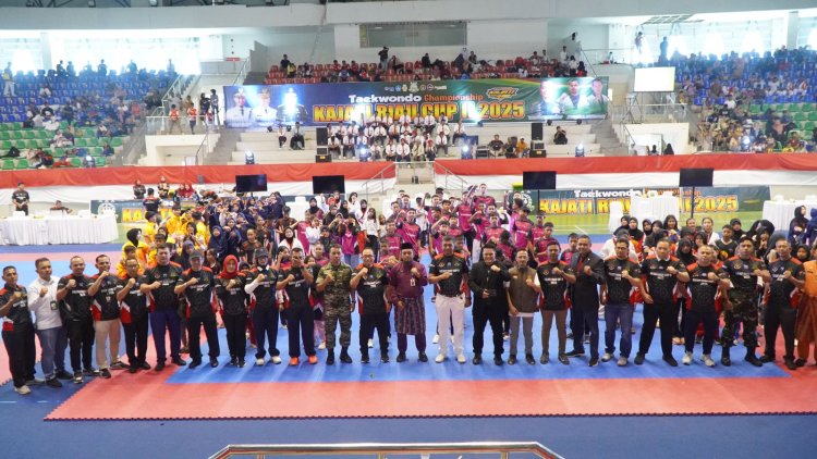 Dibuka Plt Kajati Riau, Turnamen Taekwondo Championship Kajati Riau Cup II 2025 Diikuti 1003 Peserta