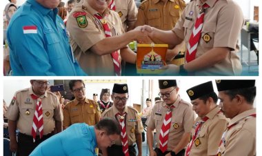 Kwarcab Rohul Sosialisasi KTA Nasional dan Penguatan Pendidikan Kepramukaan 