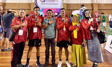 Fitra Ramadhan dan Harianto Febrian Dua Atlet Kampar Sumbang 3 Medali di Special Olympics Asia Pacific Badminton Competition 2025