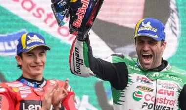 Meski Pakai Motor Lapis Dua, Johann Zarco Menang Race Dalam Balapan Hujan MotoGP Prancis 2025 