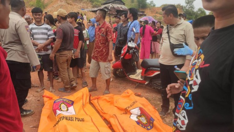 Dua Kakak Beradik Warga Kelurahan Tuah Negeri Pekanbaru Tewas Tenggelam di Kolam Bekas Galian Bata