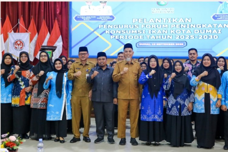 Walikota Paisal Lantik Pengurus FORIKAN Dumai 2025-2030, Dorong Konsumsi Ikan Masyarakat