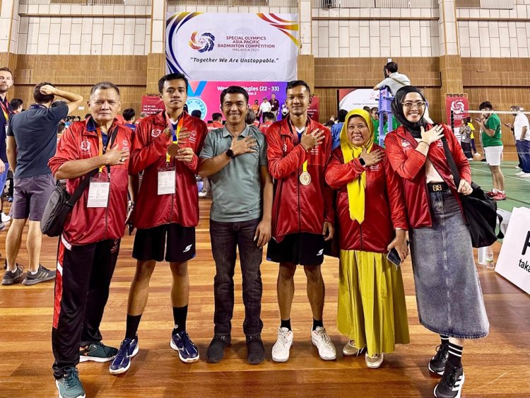 Fitra Ramadhan dan Harianto Febrian Dua Atlet Kampar Sumbang 3 Medali di Special Olympics Asia Pacific Badminton Competition 2025