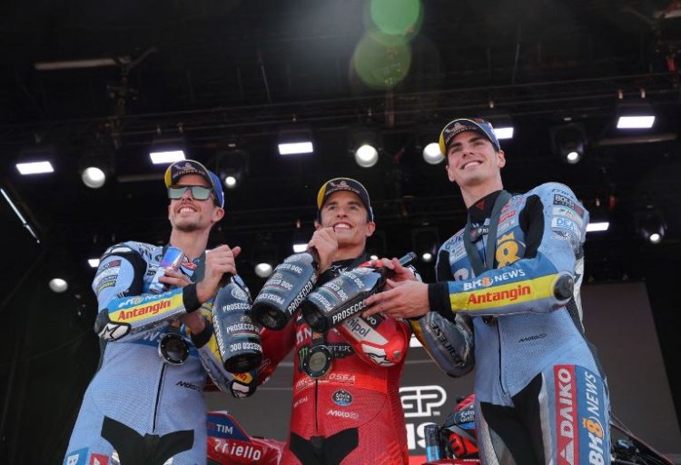 Podium Sprint Race MotoGP Aragon 2025 Dipenuhi Wajah Pembalap Spanyol