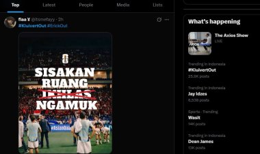 #KluivertOut Trending in Indonesia di Aplikasi X, Timnas Indonesia Kalah 1-0 Atas Irak, Garuda Gagal ke Piala Dunia 2026