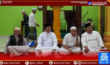 Syafaruddin Poti Ikut GSSB dan Doa Bersama di Desa Rambah Tengah Hilir 