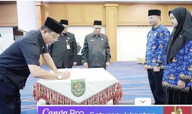 Wabup Rohul Lantik 428 PPPK Tahap I: Junjung Integritas dan Profesionalisme