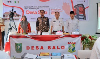 Desa Salo Kampar Terpilih Jadi Calon Percontohan Desa Antikorupsi di Kampar, Ada 18 Indikator Penilaian