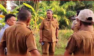 Berpotensi Jadi Pusat Kuliner Rohul, Bupati Anton Tinjau Komplek Puja Sera di Tepian Batang Lubuh