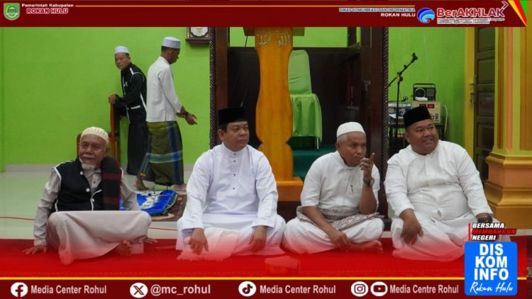 Syafaruddin Poti Ikut GSSB dan Doa Bersama di Desa Rambah Tengah Hilir