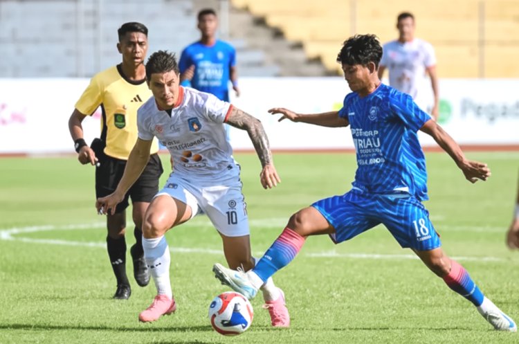 Hasil Babak 1 PSPS Pekanbaru vs Sumsel United 1-0, Liga 2 Musim 2025-2026, Muhammad Rio Saputro Dapat Kartu Merah