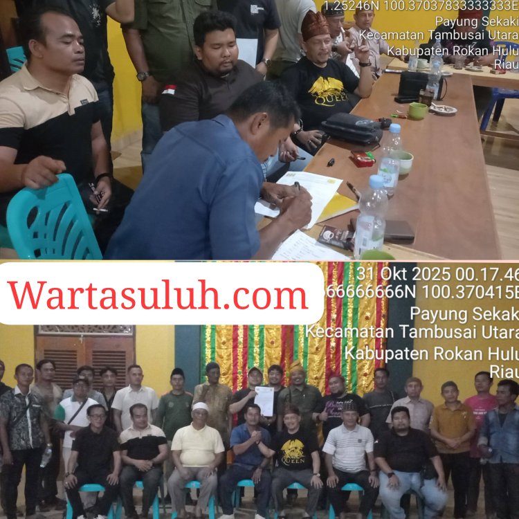 Karyawan PT Torganda Sepakat Bergabung dengan Ninik Mamak Melayu Rantau Kasai