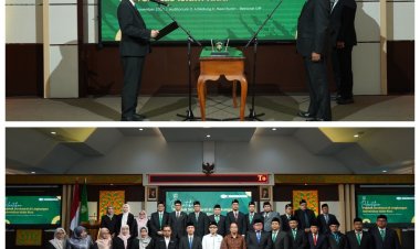 Rektor UIR Lantik 25 Pejabat Stuktural Masa Bakti 2025 - 2029, Minta Amanah dan Istiqomah