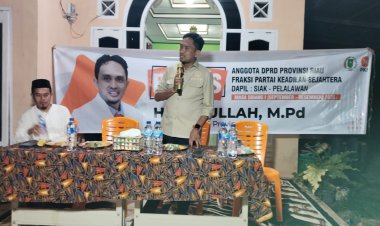 Reses Anggota DPRD Riau Abdullah, Warga Minta Penerangan Jalan Hingga Timbangan Posyandu 