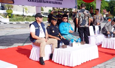 Perkuat Sinergi Cegah Peredaran Narkoba, Pemprov Riau dan Aparat Penegak Hukum Gelar Apel Pasukan Operasi P4GN