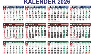 Jadwal Libur dan Cuti Bersama 2026: Ada 9 Long Weekend!