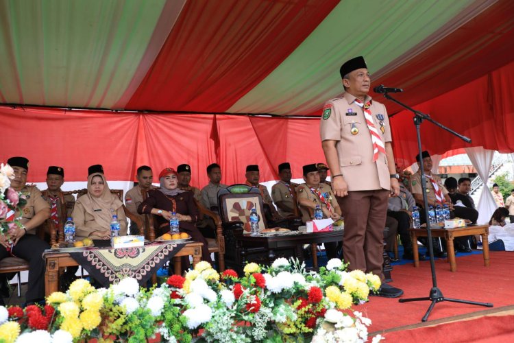 Bupati Rohul Akui Pramuka Berperan Penting Dalam Kemajuan Daerah dan Kesejahteraan Masyarakat