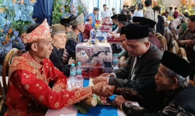 71 Pasangan Pengantin Ikuti Nikah Massal Gratis Pemko Pekanbaru di Halaman MPP, Pecahkan Rekor MURI