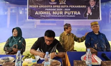 Aidil Nur Putra Reses di Kelurahan Kampung Baru, Warga Keluhkan Drainase Tersumbat Karena Tertutup Ruko