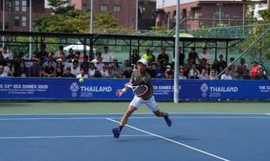 Justin Barki Atlet Tenis Putra Indonesia Sumbangkan Medali Emas SEA Games 2025 Thailand untuk Korban Banjir Sumatera