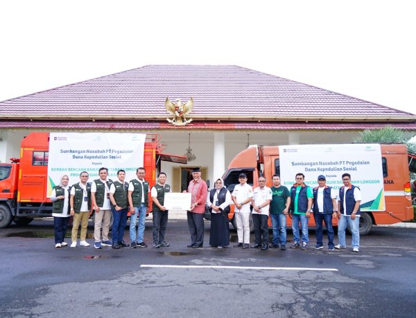 PT Pegadaian Salurkan Bantuan Senilai Rp Rp680 Juta untuk Korban Bencana Sumbar
