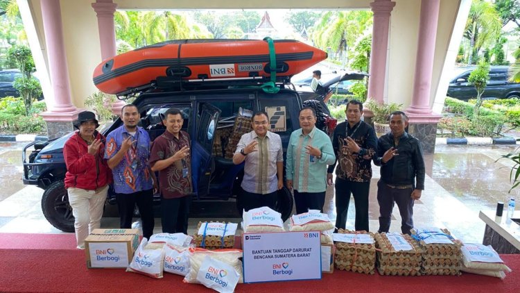 BNI Salurkan Bantuan Tanggap Darurat Bencana Alam di Sumbar, Jangkau Ribuan Warga Terdampak