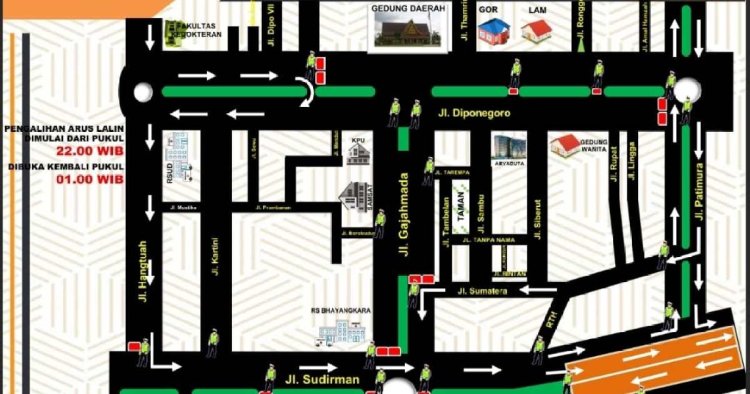 Daftar Rute Di Pekanbaru Yang Ditutup Saat Malam Tahun Baru, Cek Jalur Alternatifnya