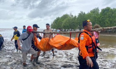 Jasad Rapat ABK KM Makmur Jaya 89 Berhasil Dievakuasi Tim SAR Gabungan di Perairan Bengkalis
