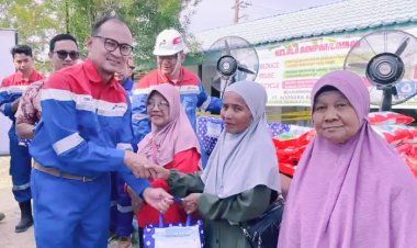 PHR Berbagi Paket Sembako dan Edukasi Keselamatan bagi Warga Bangko dan Duri, Syukuran Capaian Kinerja HSSE 2025